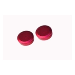 2 x caster pill covers red - BIRELART,RICCIARDO,RK,COMBIKART