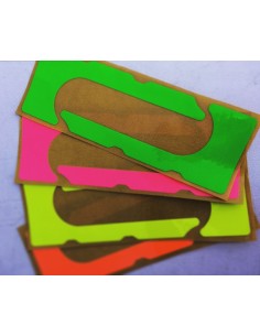 GREEN FLUO OTK REAR POD CORNER STICKER KIT