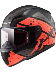 LS2 HELMET ATTACK ORANGE