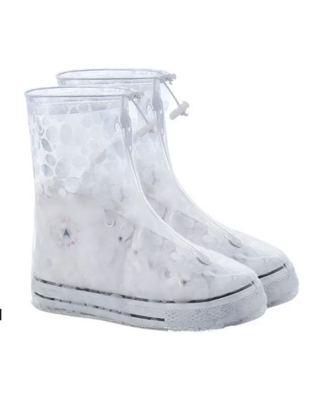 CLEAR WATERPROOF OVERBOOT FOR RAIN