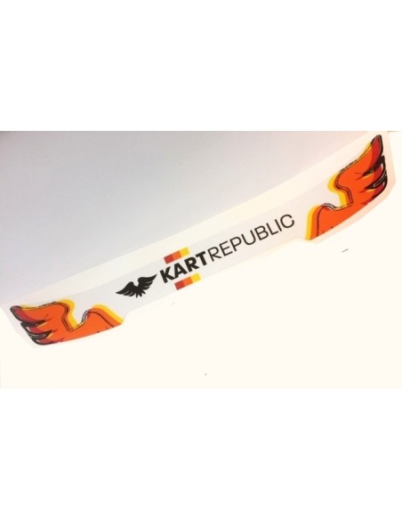 VISOR STICKER TONY KART NEW 2015